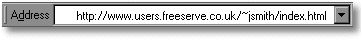 Your real web address